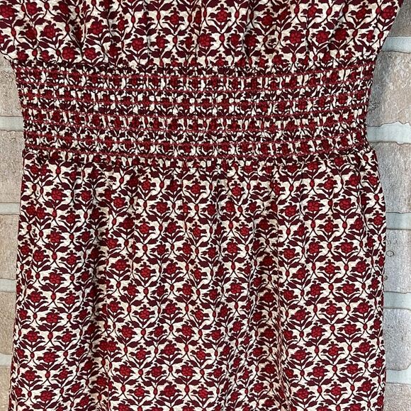 Max Studio Women's Small Blouse Top Flowy Boho Lightweight with Tie - Picture 7 of 9